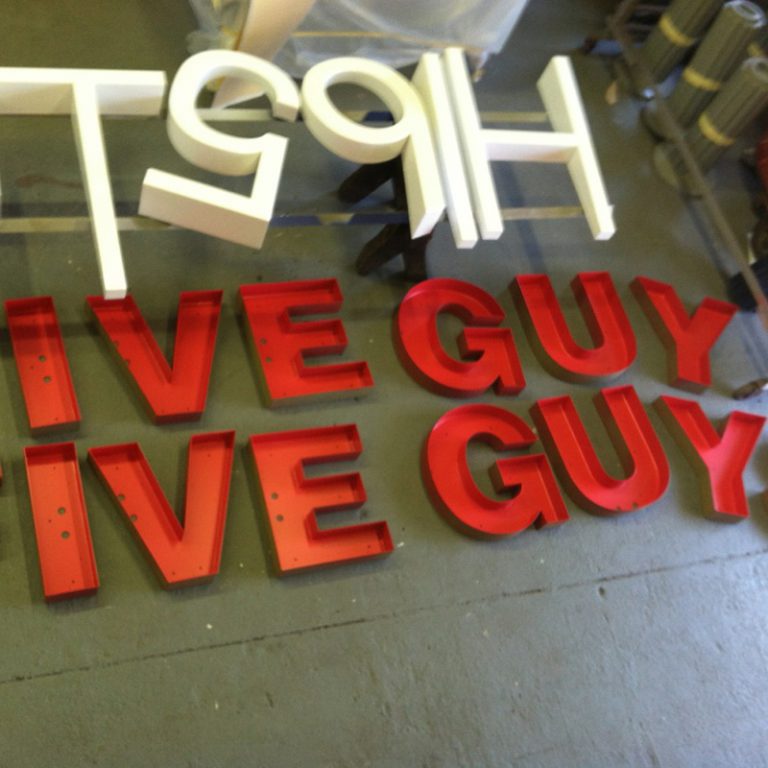 Five Guys Burger and Fries! North Shore Neon New York's Leading Sign Company